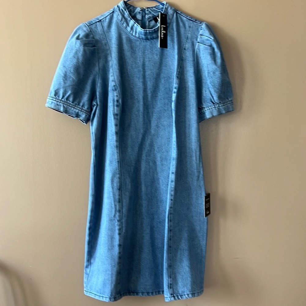 Lulus, Jean dress, size XL, new with tags